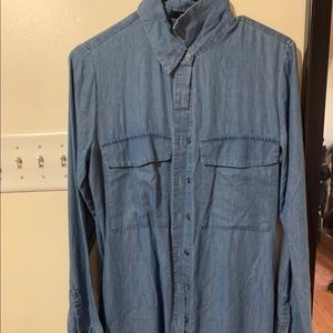 OVERSIZED DENIM ROMPER